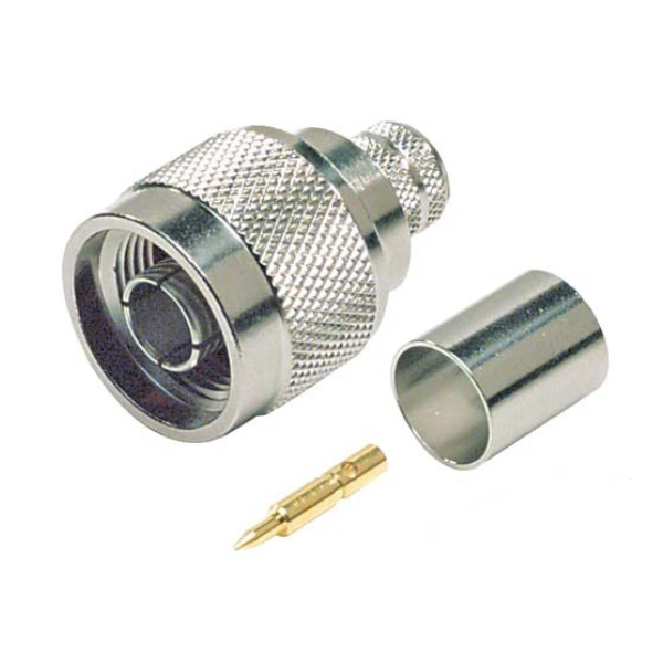 N MALE CRIMP RG213