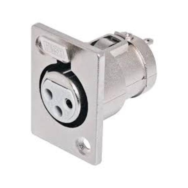 3 PIN XLR SOCKET CHASIS MOUNT