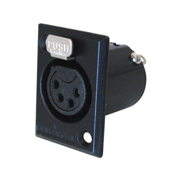 4 PIN XLR SOCKET CHASIS MOUNT