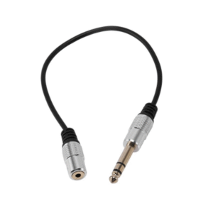 6.35MM STEREO MALE TO 3.5MM FEMALE ADAPTOR