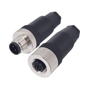 M12 CONNECTOR MALE-FEMALE 4 PIN