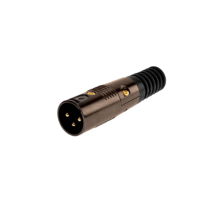 3 PIN XLR PLUG - MALE CONNECTOR