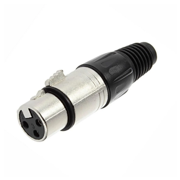 3 PIN XLR SOCKET - FEMALE CONNECTOR