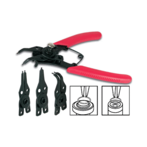Pliers for retaining rings, versatile and reliable
